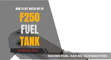 Removing Water from Your F250 Fuel Tank: A Step-by-Step Guide