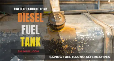 Removing Water from Diesel Fuel Tanks: Quick Solutions