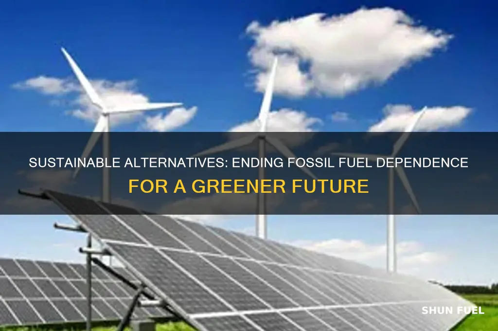 how to give solution fossil fuels
