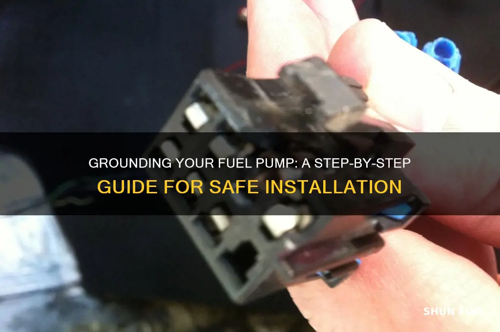 how to ground a fuel pump