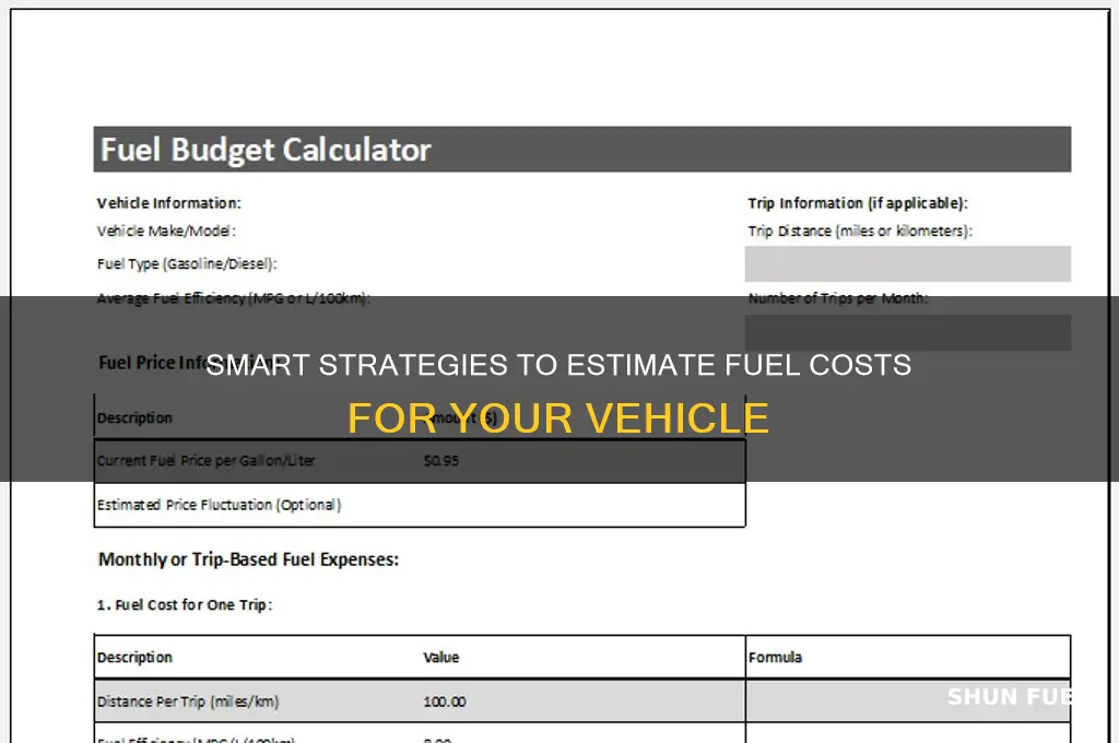 how to guess fuel cost