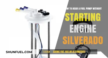 Hear Your Silverado's Fuel Pump Without Starting the Engine: A Guide