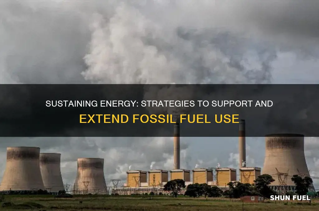 how to help fossil fuels