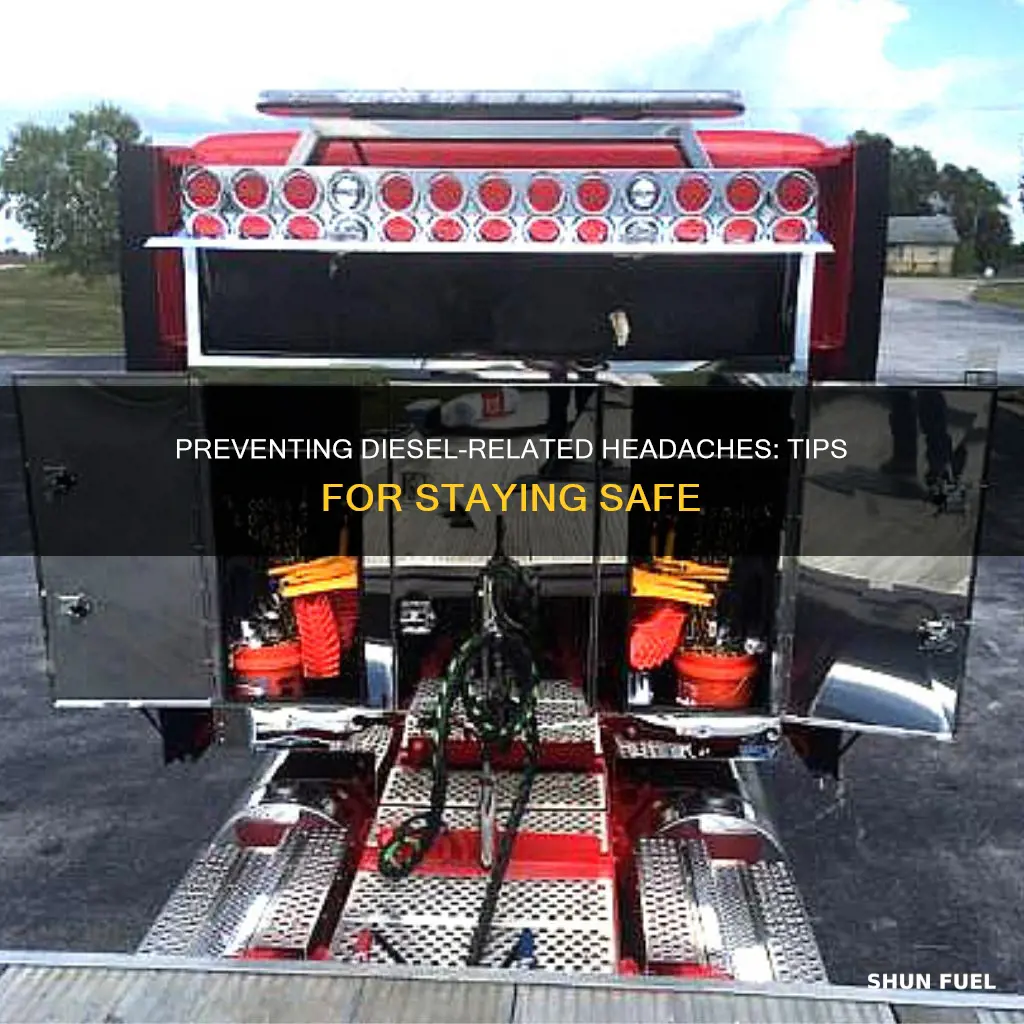 how to help prevent headaches from diesel fuel