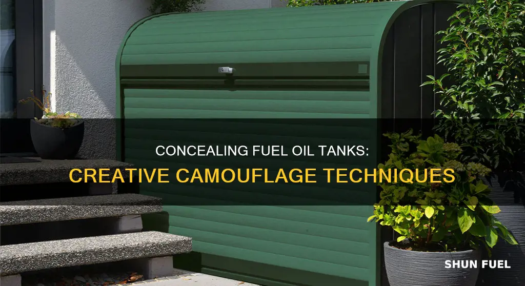 how to hide fuel oil tank