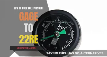 Attaching a Fuel Pressure Gauge to Your 22RE Engine