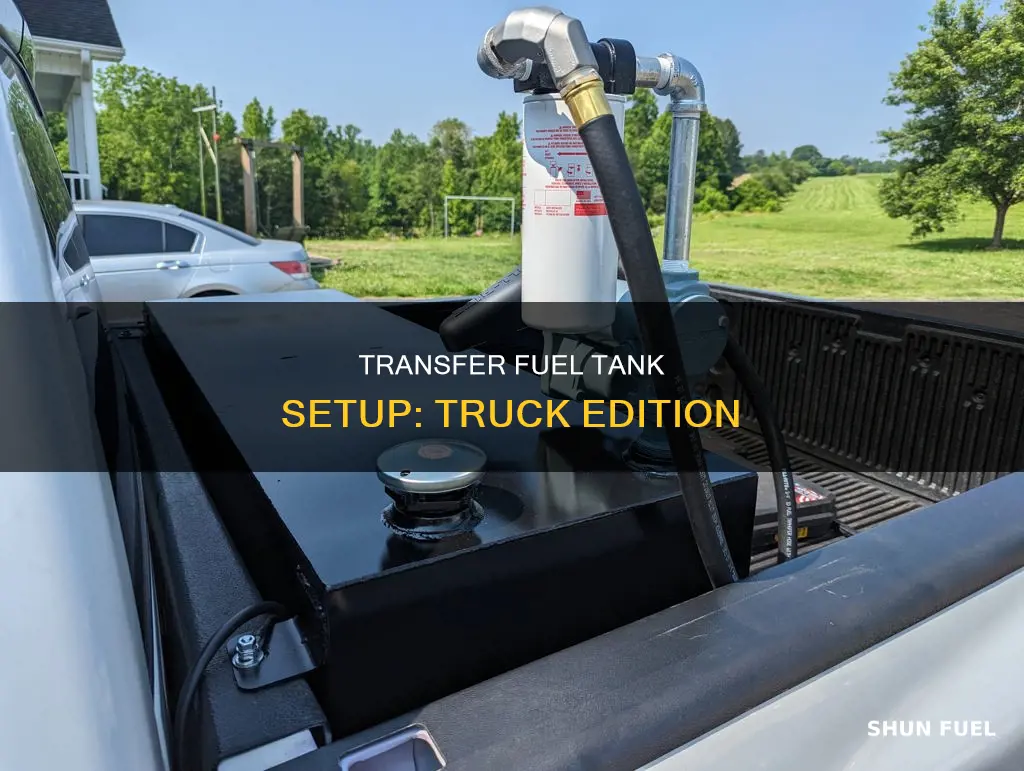 how to hook transfer fuel tank up to truck