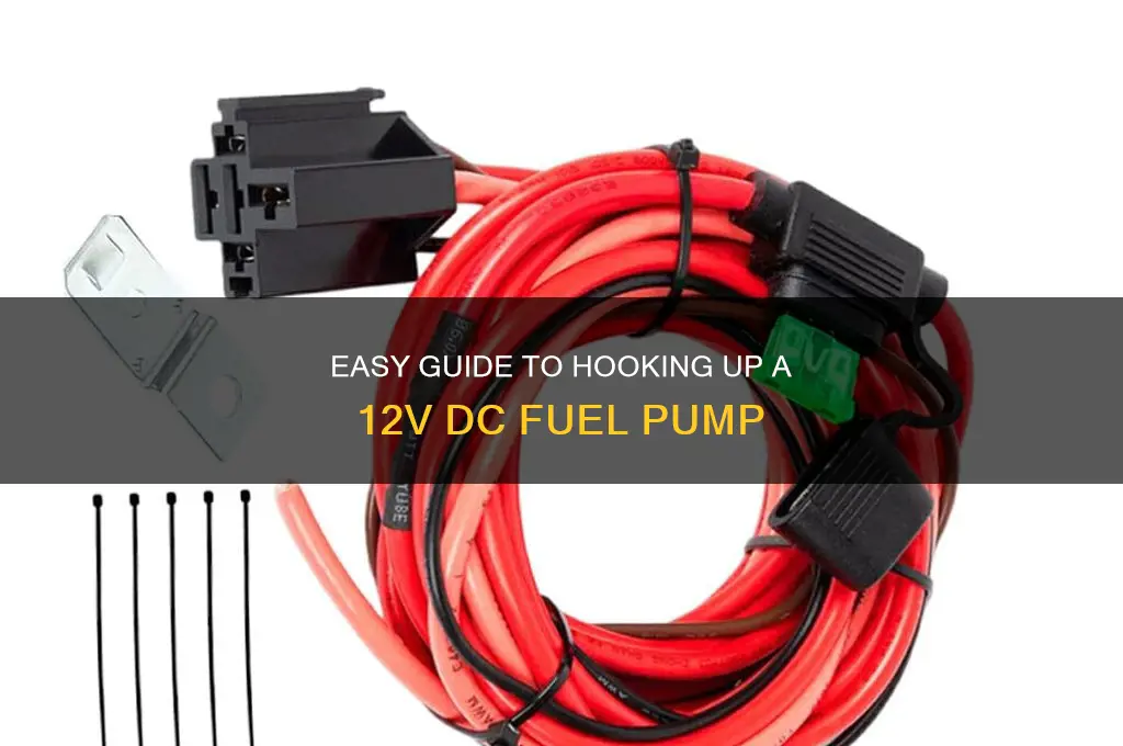 how to hook up 12v dc fuel pump