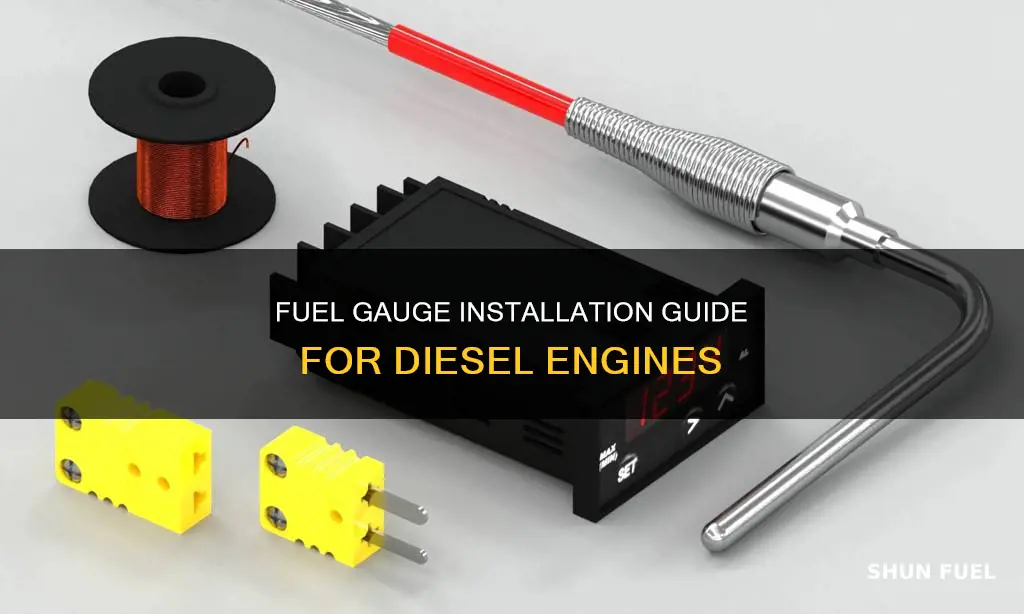 how to hook up a fuel gauge on a diesel