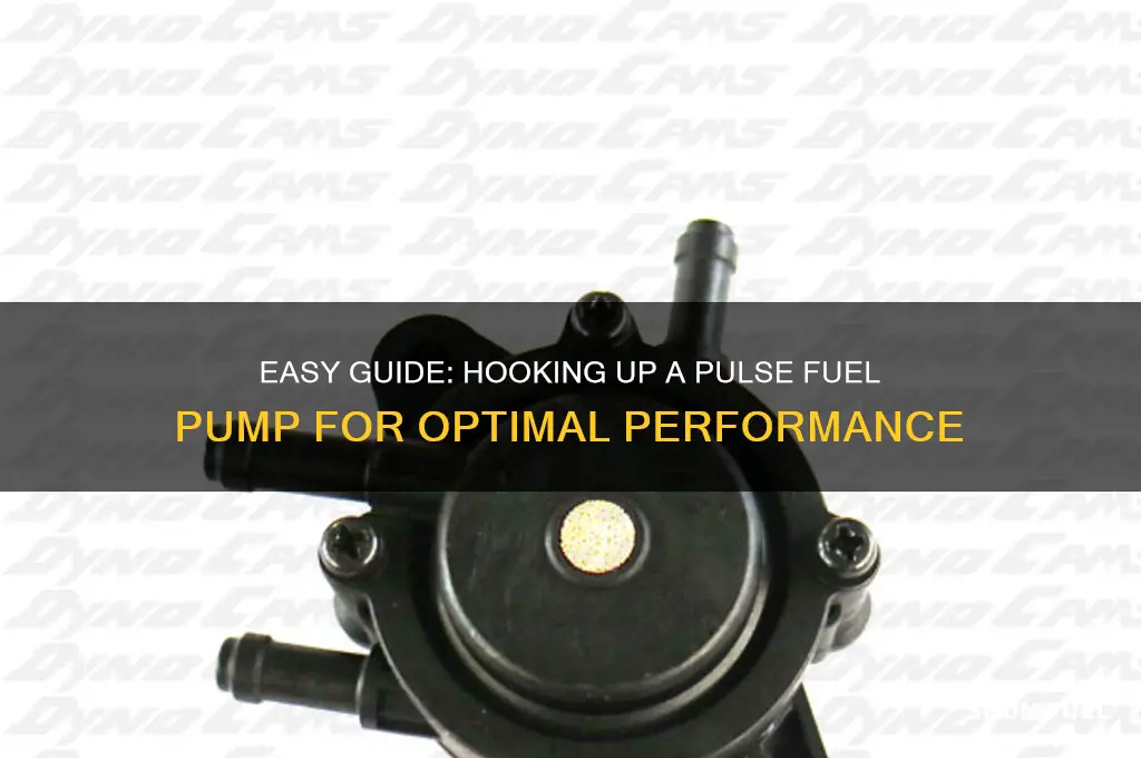 how to hook up a pulse fuel pump