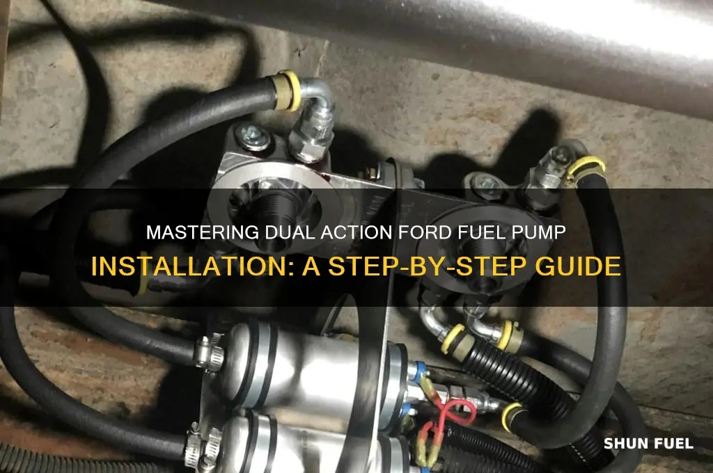 how to hook up dual action ford fuel pump