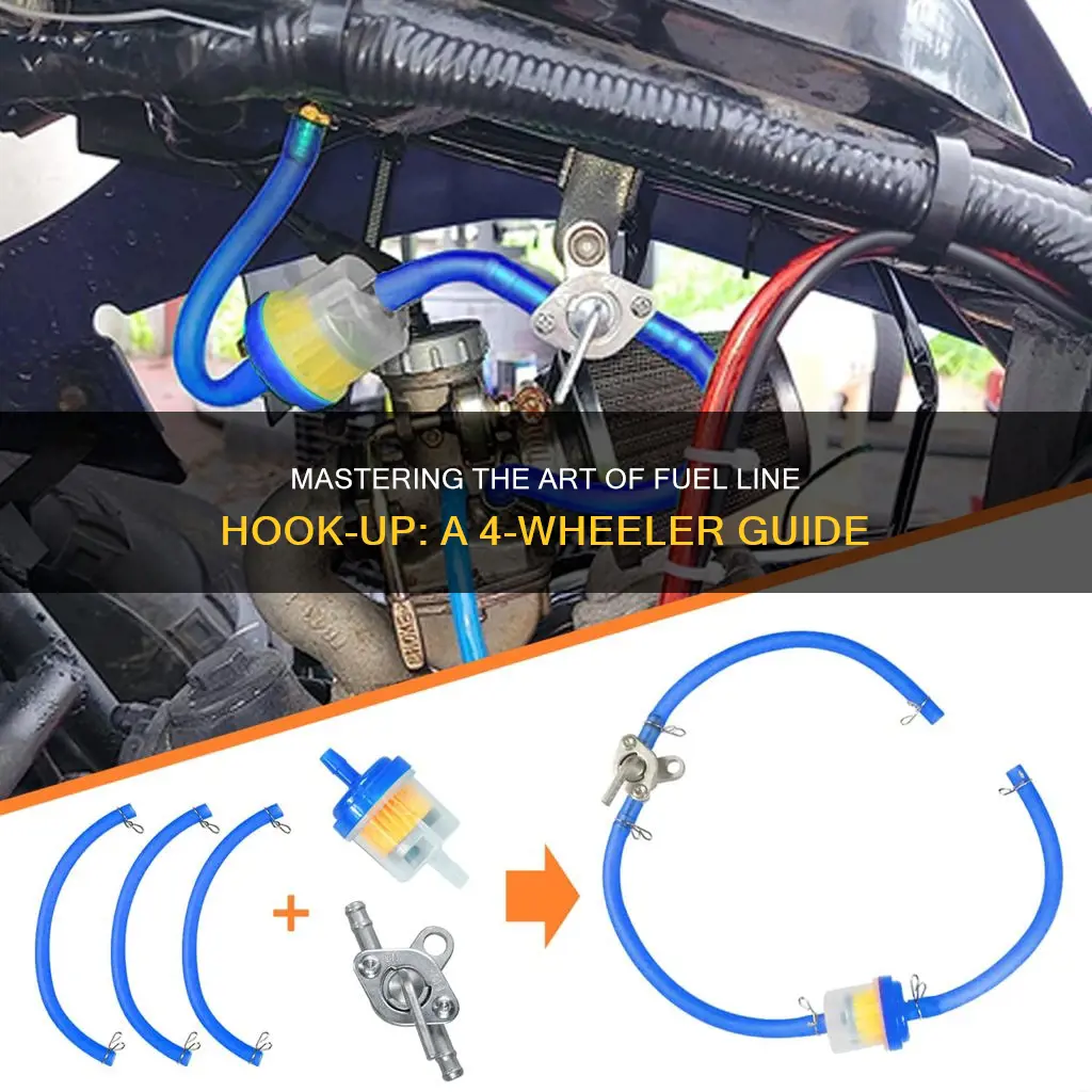 how to hook up fuel lines on a 4 wheeler