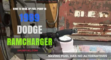 Dodge Ramcharger Fuel Pump Installation Guide: 1989 Model Hookup Tips