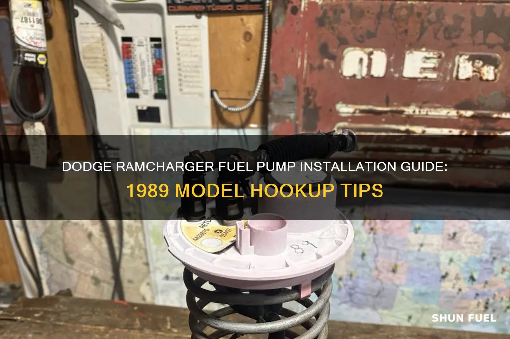 how to hook up fuel pump in 1989 dodge ramcharger