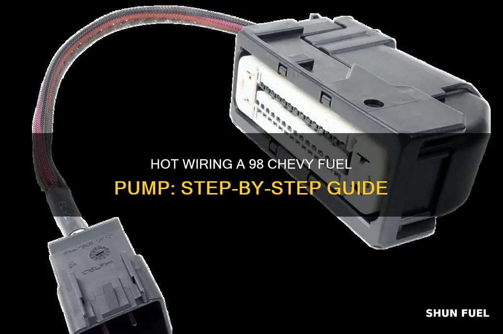 how to hot wire 98 chevy fuel pump