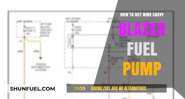 Hot Wiring a Chevy Blazer Fuel Pump: Step-by-Step Guide