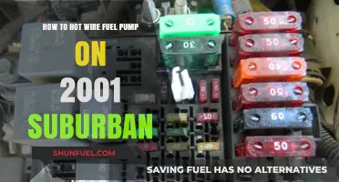 Hot Wiring a 2001 Suburban's Fuel Pump: Step-by-Step Guide
