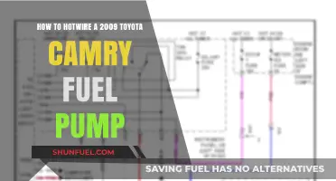 Hotwiring a 2009 Toyota Camry Fuel Pump: Step-by-Step Guide