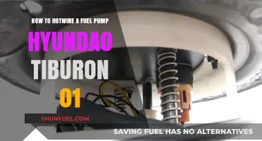 Hotwiring a Hyundai Tiburon 01 Fuel Pump: Step-by-Step Guide
