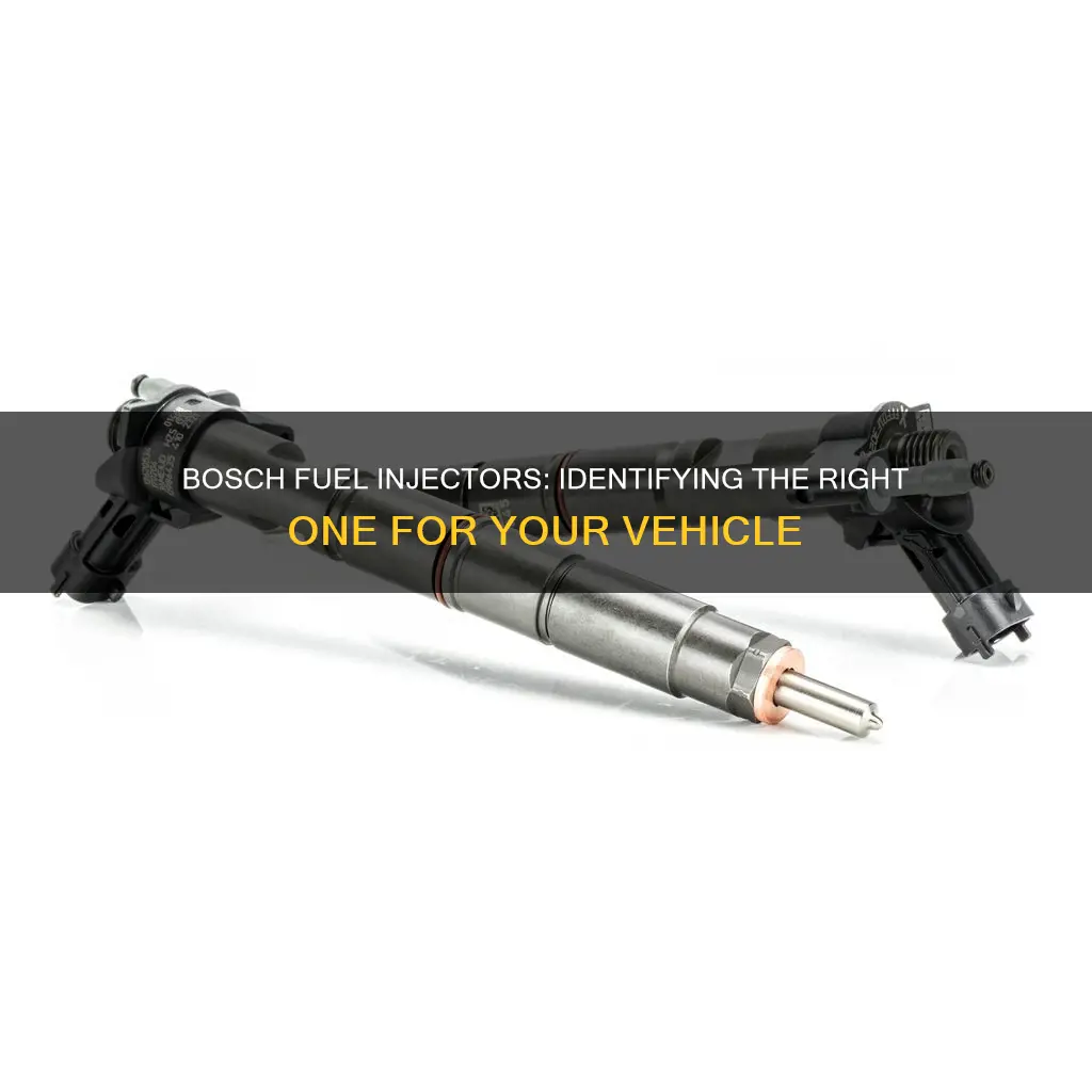 how to identify bosch fuel injectors