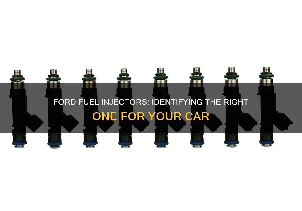 how to identify ford fuel injectors