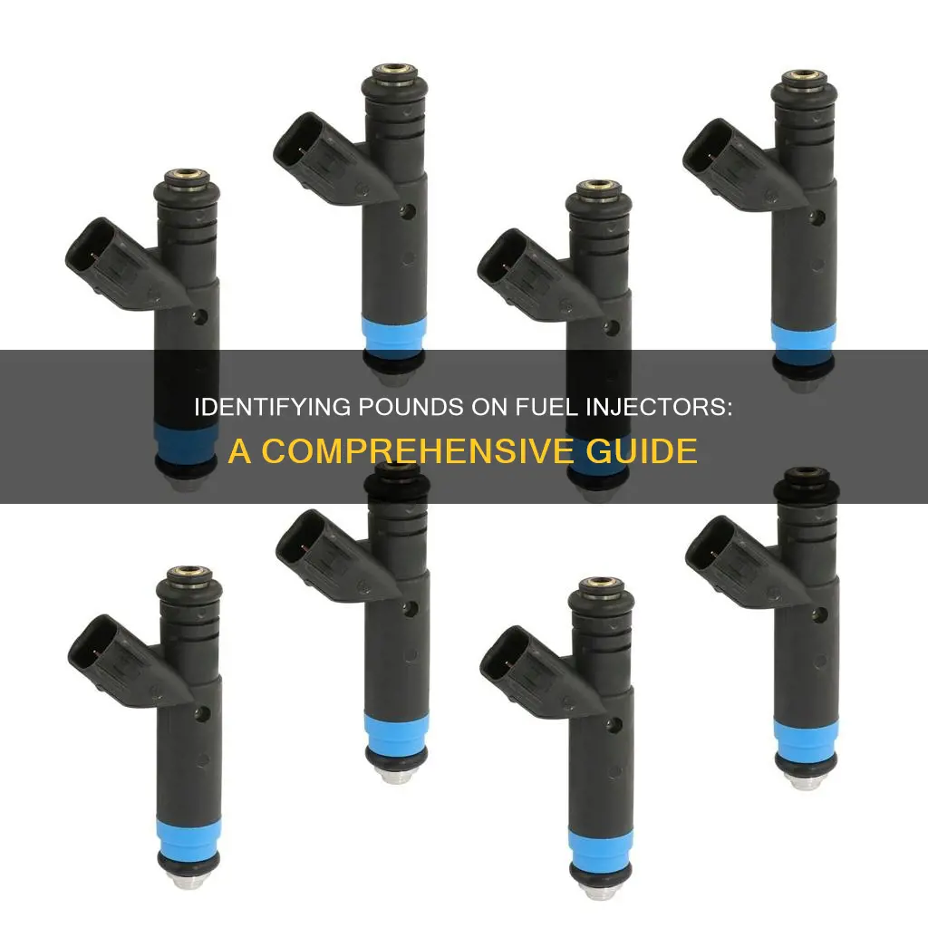 how to identify pounds on a fuel injector