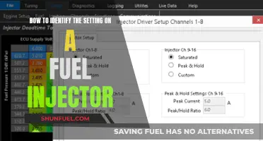 Fuel Injector Settings: Identifying the Right Setup