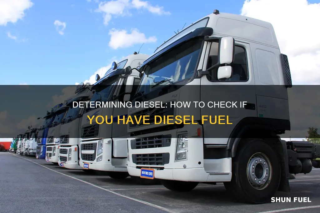 how to if i have 1 or 2 diesel fuel