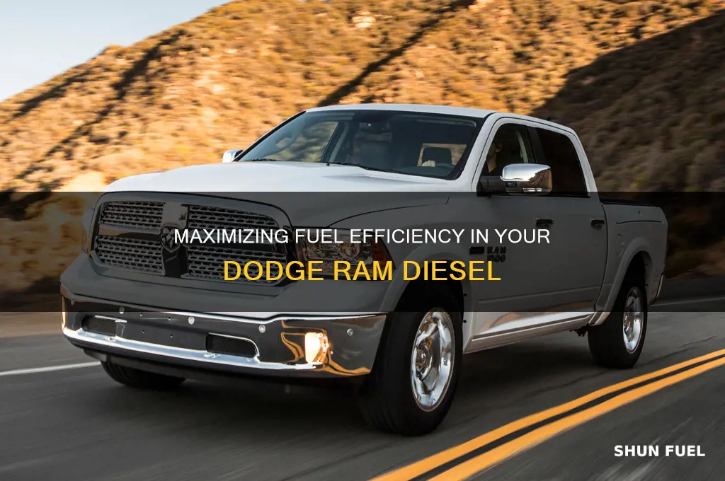 how to improve fuel economy on dodge ram diesel