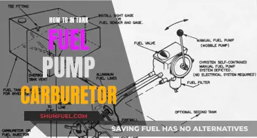 Fuel Pump Carburetor: Installing an In-Tank Fuel Pump