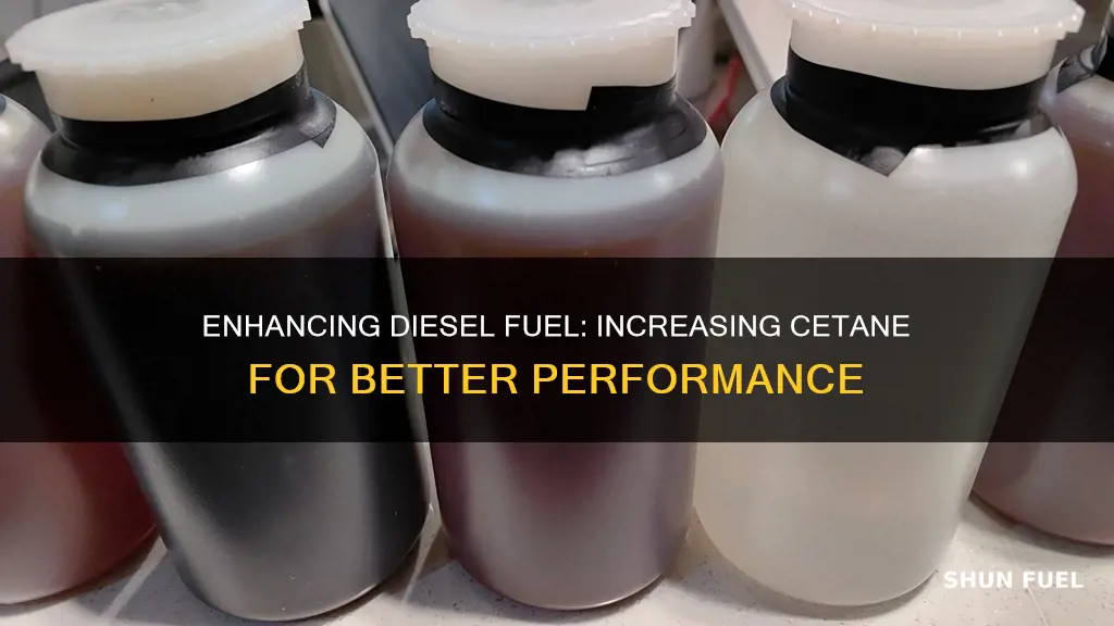 how to increase cetane in diesel fuel