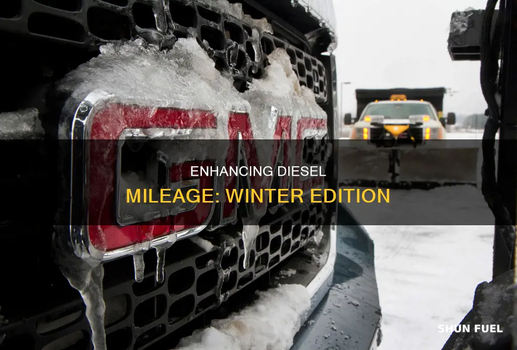 how to increase diesel fuel mileage in winter