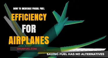 Boosting Airplanes' Fossil Fuel Efficiency: Strategies for Sustainable Aviation