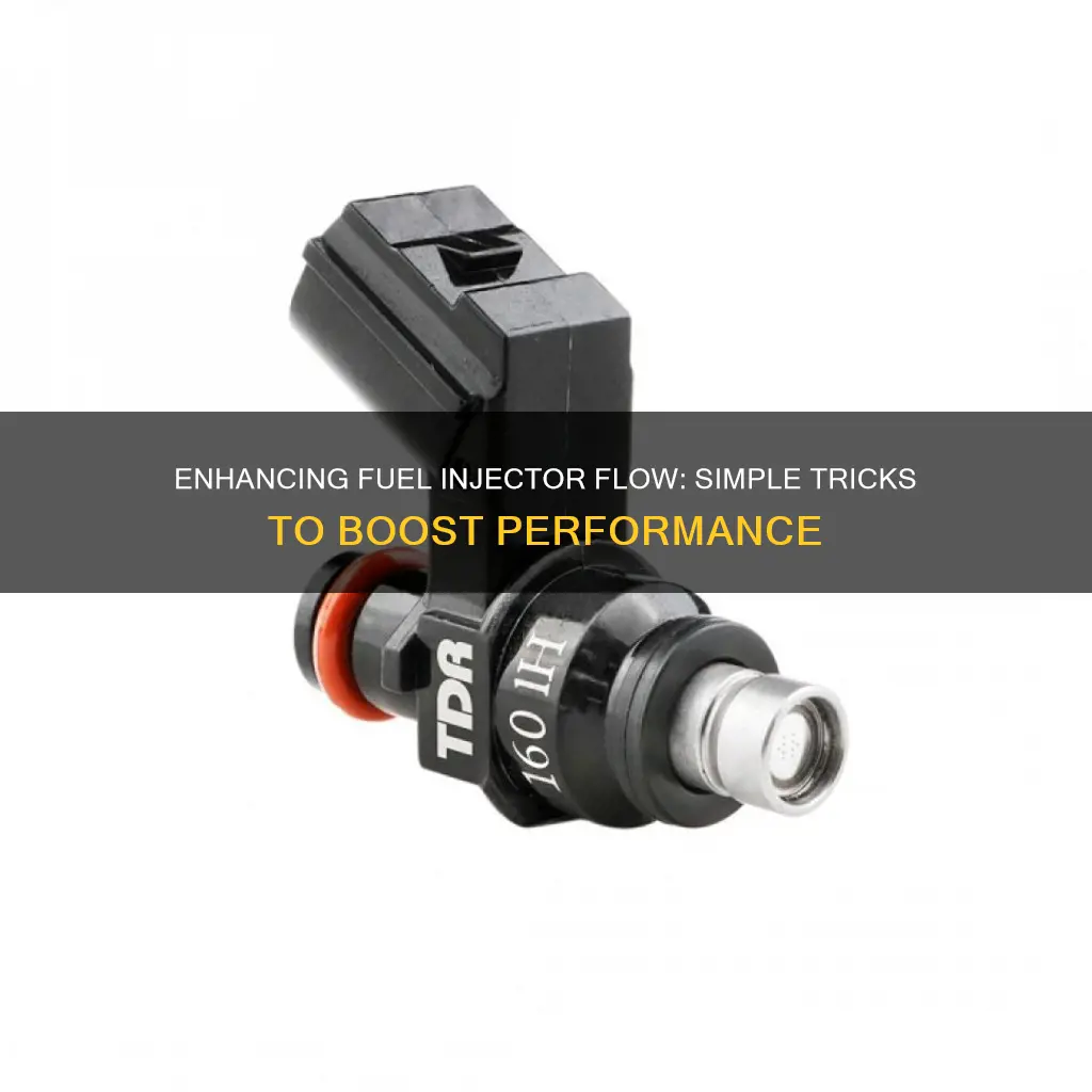 how to increase fuel injector flow