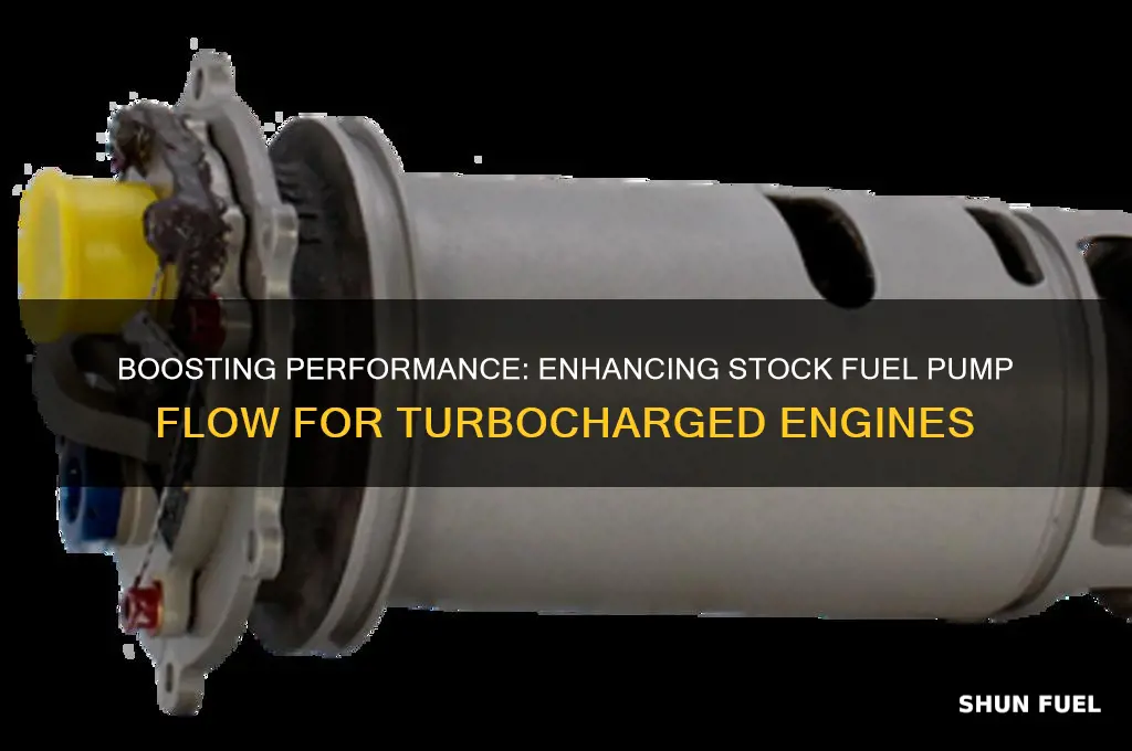 how to increase stock fuel pump flow on boosted engines