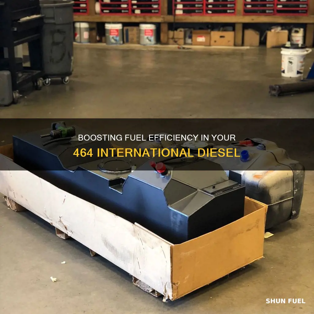how to increase the fuel on a 464 international diesel