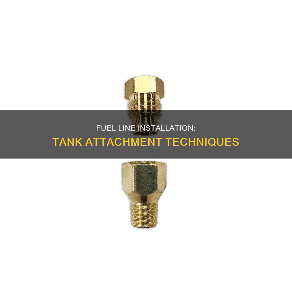 how to insert fuel line into tank