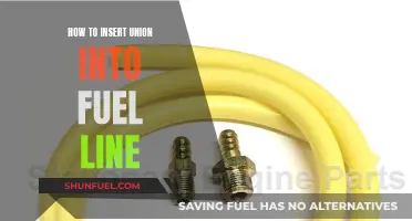 Efficiently Inserting a Union into Your Fuel Line