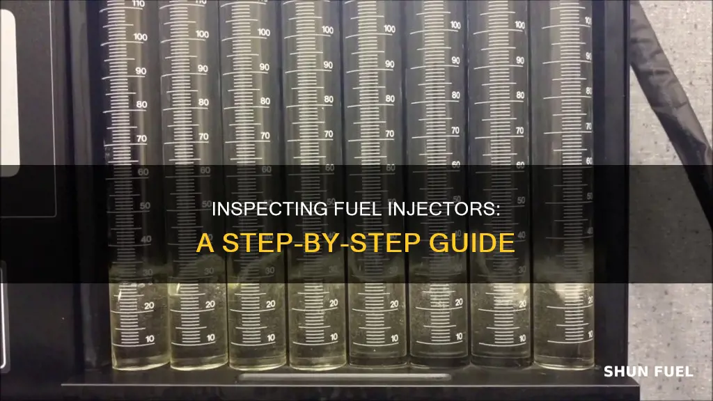 how to inspect fuel injectors