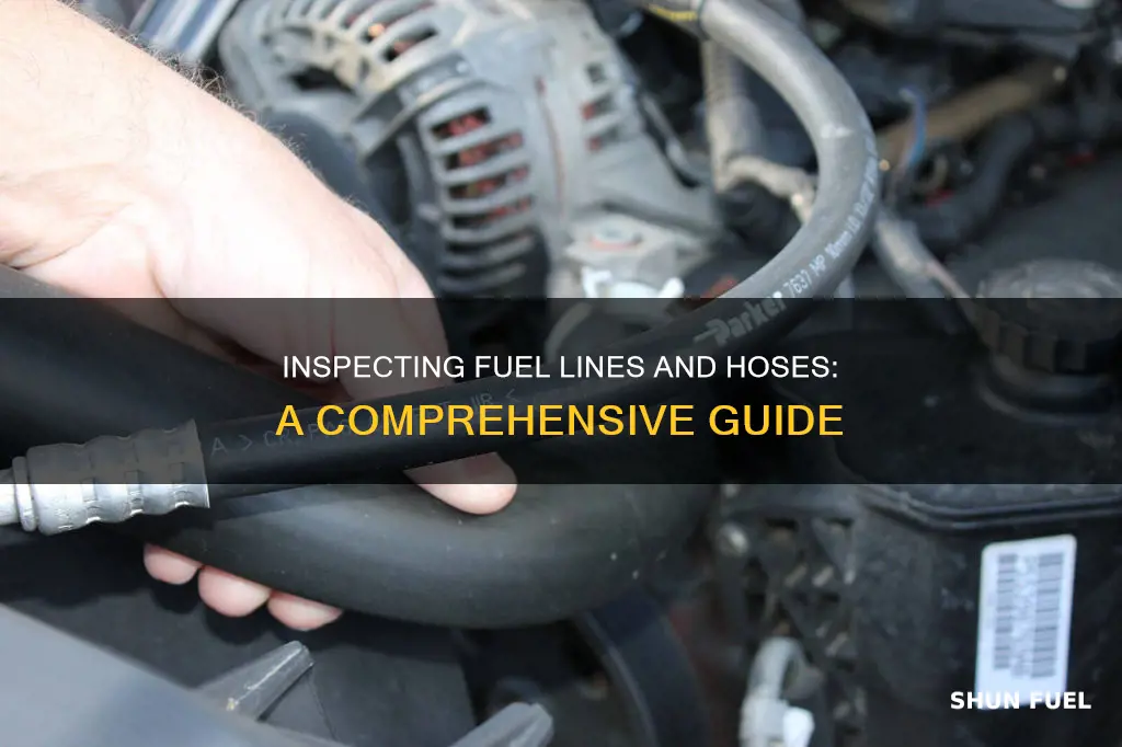 how to inspect fuel line and hoses