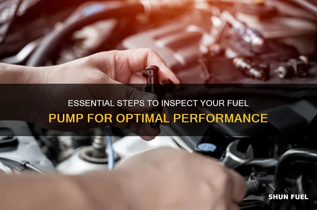 how to inspect fuel pump