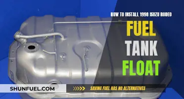 Installing a Fuel Tank Float in an Isuzu Rodeo