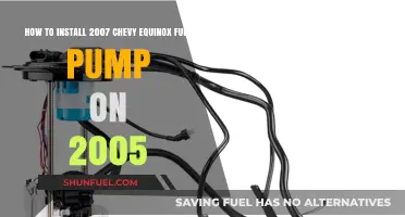 Installing a 2007 Chevy Equinox Fuel Pump on a 2005 Model
