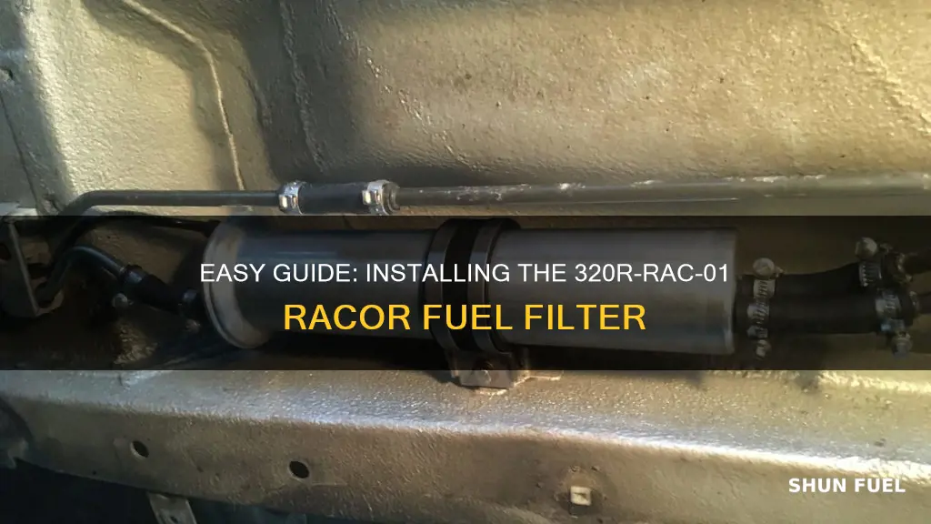 how to install 320r-rac-01 racor fuel filter