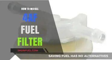 Easy Guide: Installing a 4AF Fuel Filter