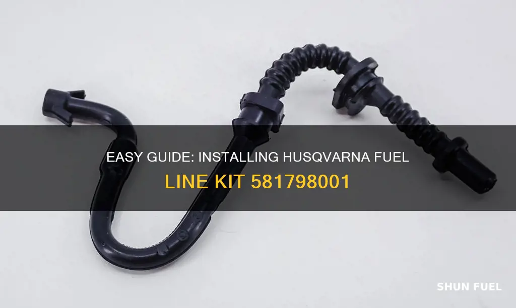 how to install 581798001 husqvarna fuel line kit