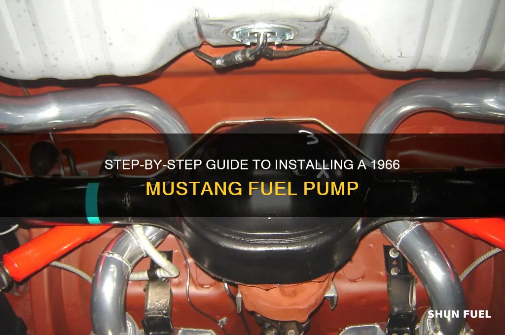 how to install a 1966 mustang fuel pump