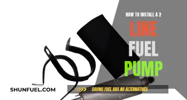 Easy Guide to Installing a Dual Line Fuel Pump