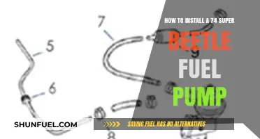 Installing a Fuel Pump in Your 74 Super Beetle: Step-by-Step Guide