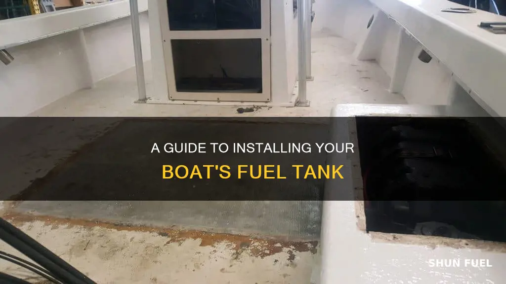 how to install a boat fuel tank